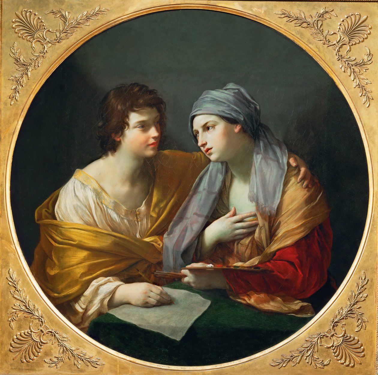 绘画与色彩联合，大约1620-1625。 作者 吉多·雷尼（Guido Reni）