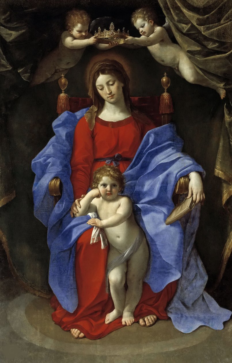 圣母子登基，1625年。 作者 吉多·雷尼（Guido Reni）