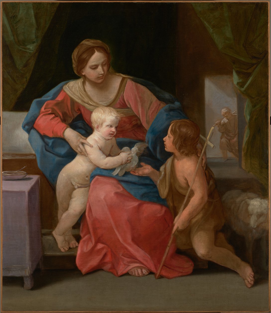 圣母子与施洗者圣约翰 作者 吉多·雷尼（Guido Reni）