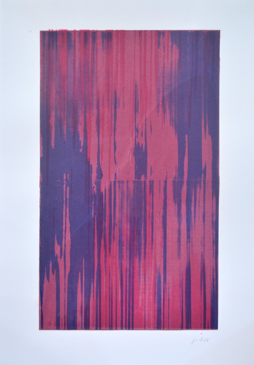 颜色 Nº1，2014 年（纸上水墨） 作者 吉尔赫姆·庞特斯（Guilherme Pontes）