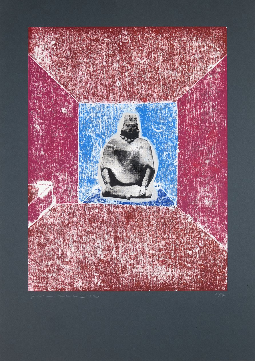 《看不见的房间 n°2》，2019（木刻和丝网印刷） 作者 吉尔赫姆·庞特斯（Guilherme Pontes）