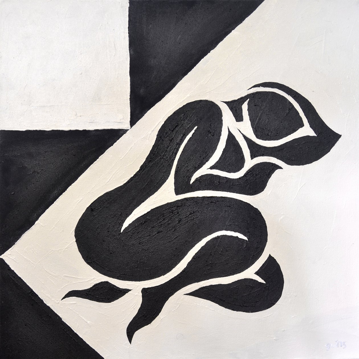 Lygia Nº2，2015 年（布面油画） 作者 吉尔赫姆·庞特斯（Guilherme Pontes）