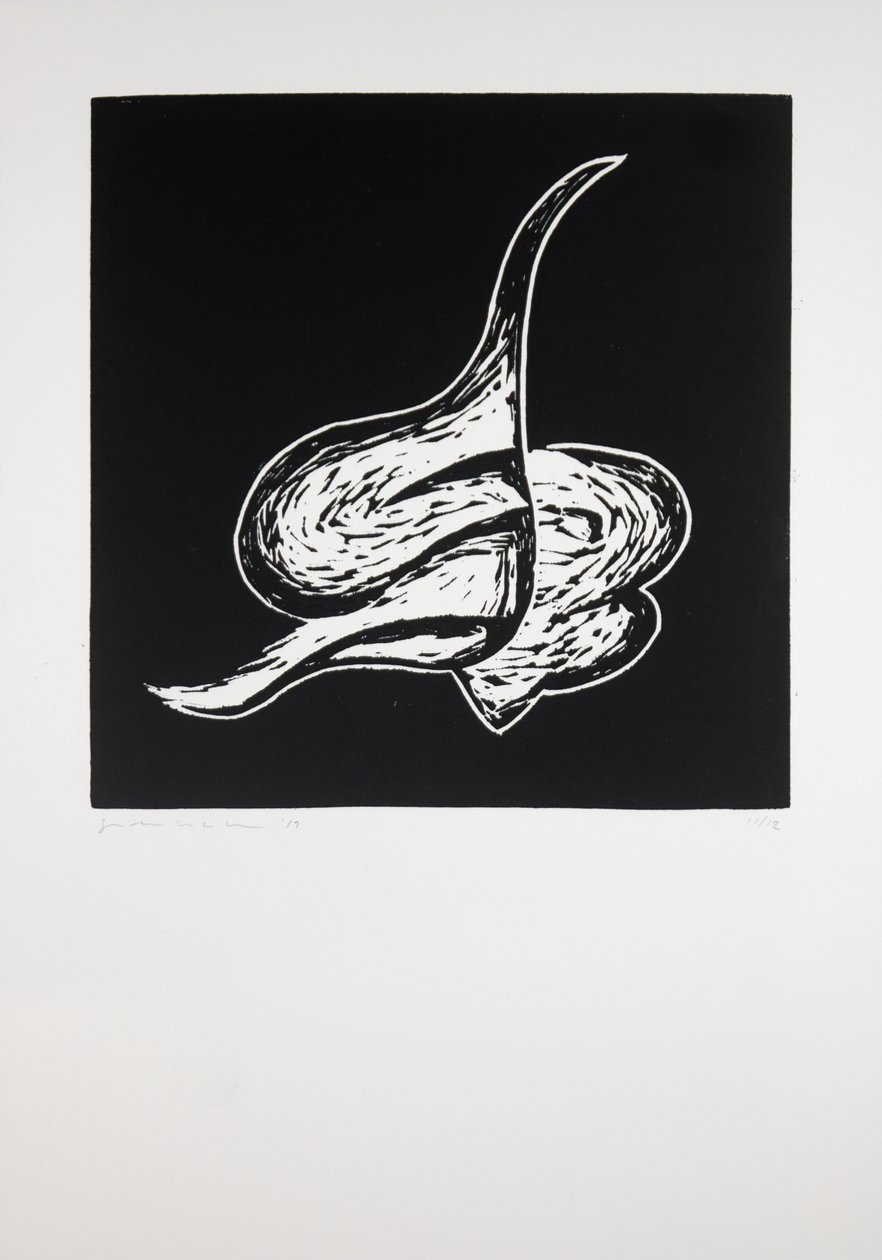 卧姿，2019（油印版画） 作者 吉尔赫姆·庞特斯（Guilherme Pontes）