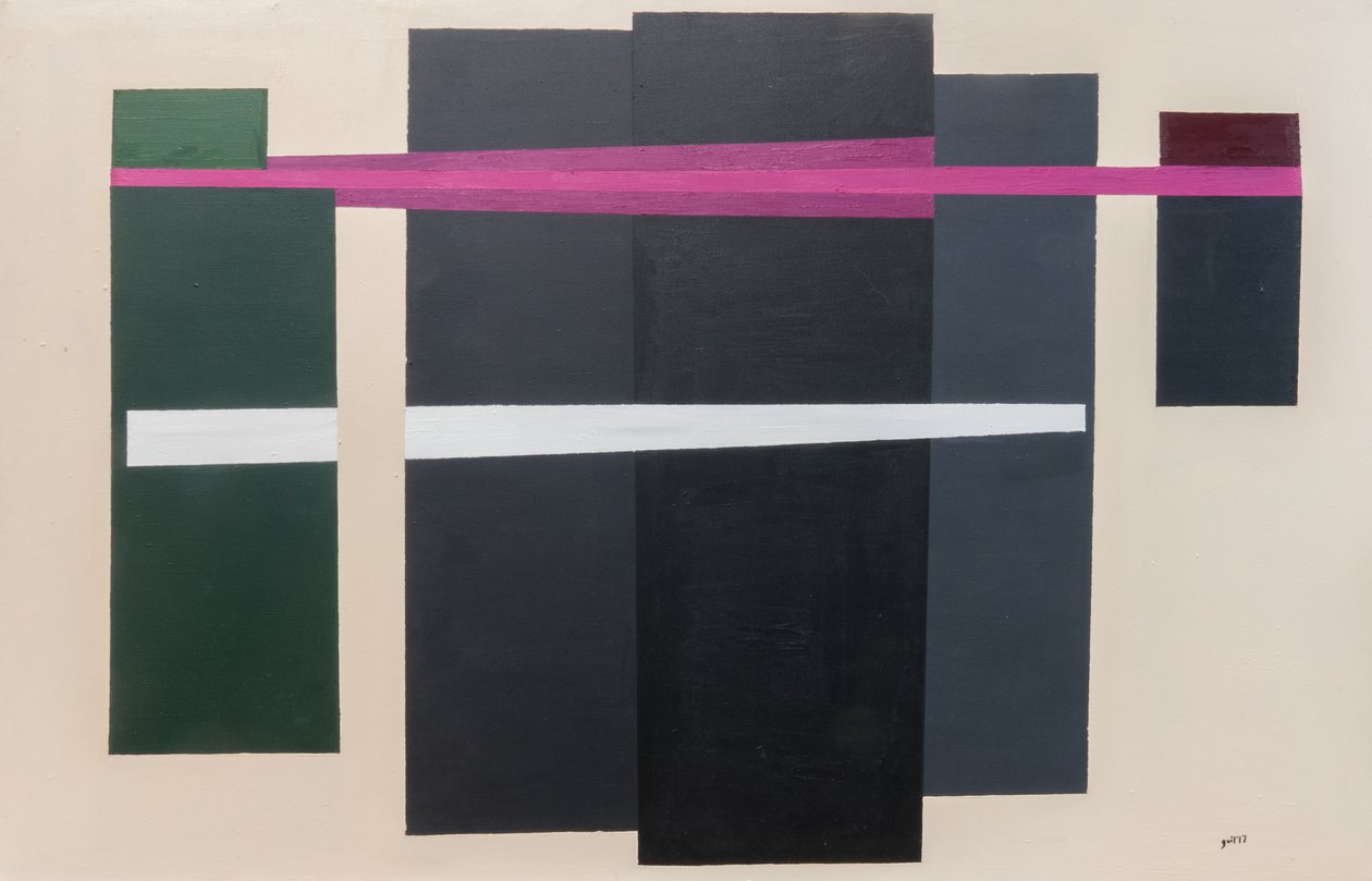 马克西米利安的至上主义处决》，2017 年（布面油画） 作者 吉尔赫姆·庞特斯（Guilherme Pontes）