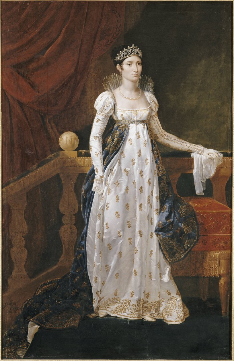 Elisa Bonaparte-Baciocchi，托斯卡纳的伟大公爵夫人 作者 纪尧姆·古永·莱瑟尔