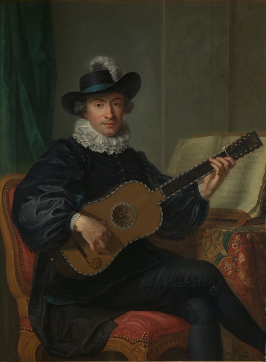 约瑟夫·奥布里先生的画像，约。 1782。 作者 纪尧姆·沃里奥（Guillaume Voiriot）