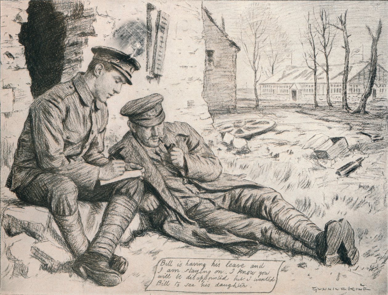 信之家，c1917，1918 作者 枪王