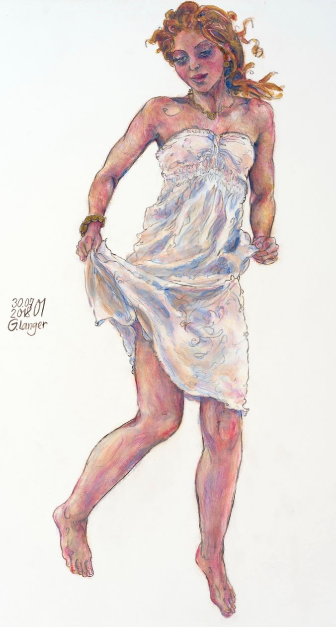 女人的画像，春天觉醒 作者 甘特·兰格
