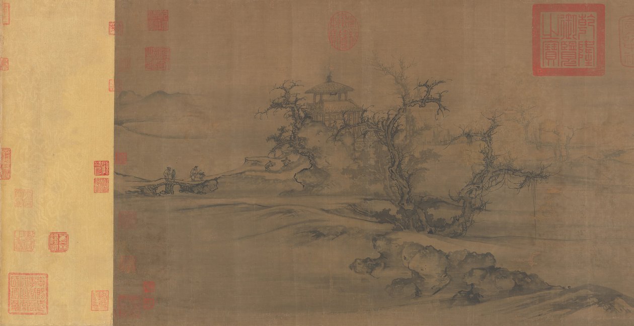 古老的树木，平坦的距离，约1080年。 作者 郭曦
