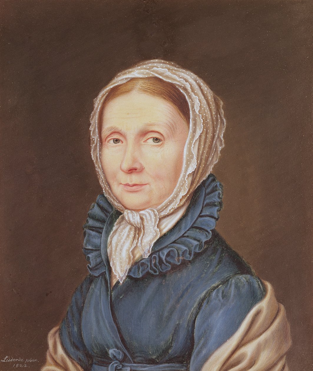 Juliane，男爵夫人von Kruedener（1764-1824）nee Vietinghoff-Scheel，1822 作者 古斯塔夫·卡尔·弗里德里希·卢德里兹