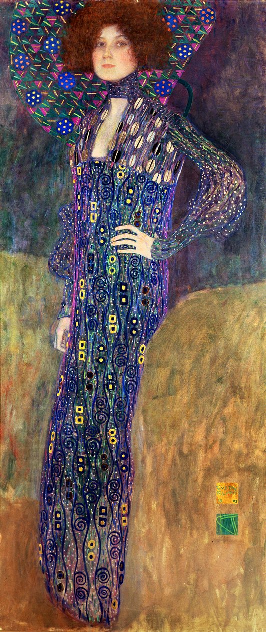 Emilie Floege，1902年 作者 古斯塔夫·克里姆特