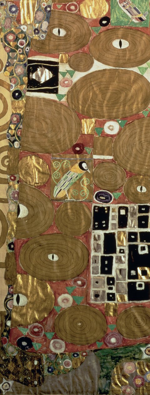 Fulfillment（Stoclet Frieze）c.1905-09（tempera，wc）（细节65884） 作者 古斯塔夫·克里姆特