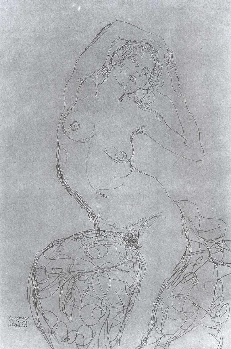 裸体 作者 古斯塔夫·克里姆特