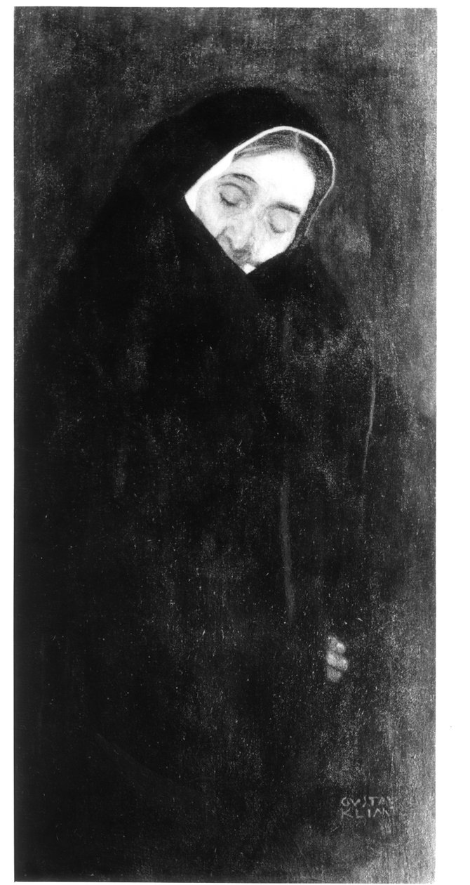 1909年的老女人 作者 古斯塔夫·克里姆特