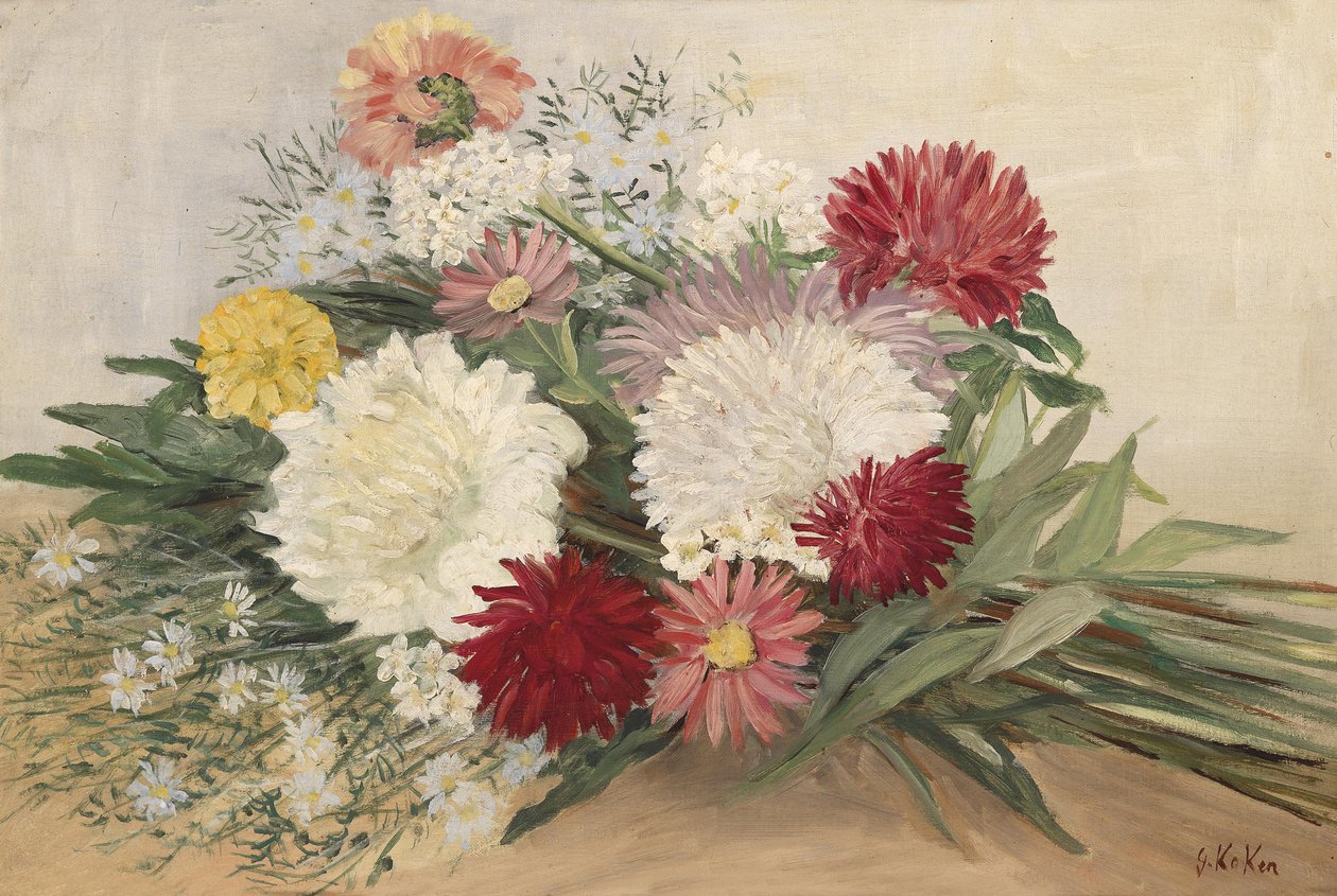 菊花 作者 古斯塔夫·科肯（Gustav Koken）