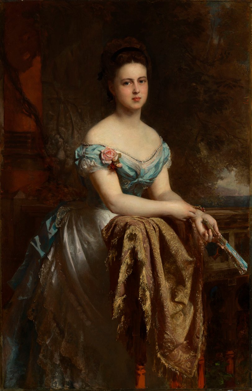 俄罗斯大公爵夫人玛丽亚·亚历山德罗夫娜（1853-1920），1873年。 作者 古斯塔夫·卡尔·路德维希·里希特