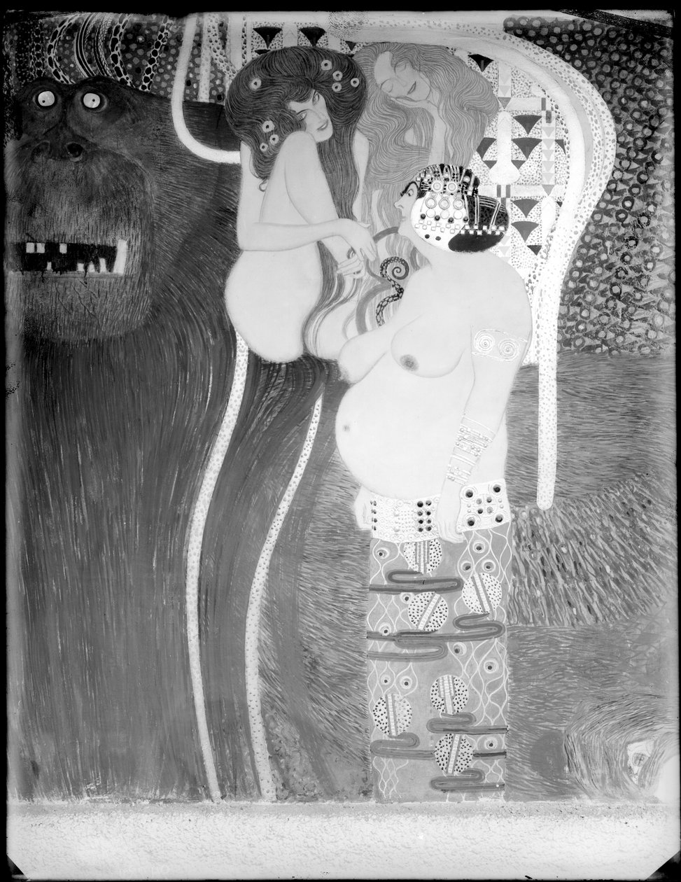 第 14 届维也纳分离派展览 作者 古斯塔夫·克里姆特