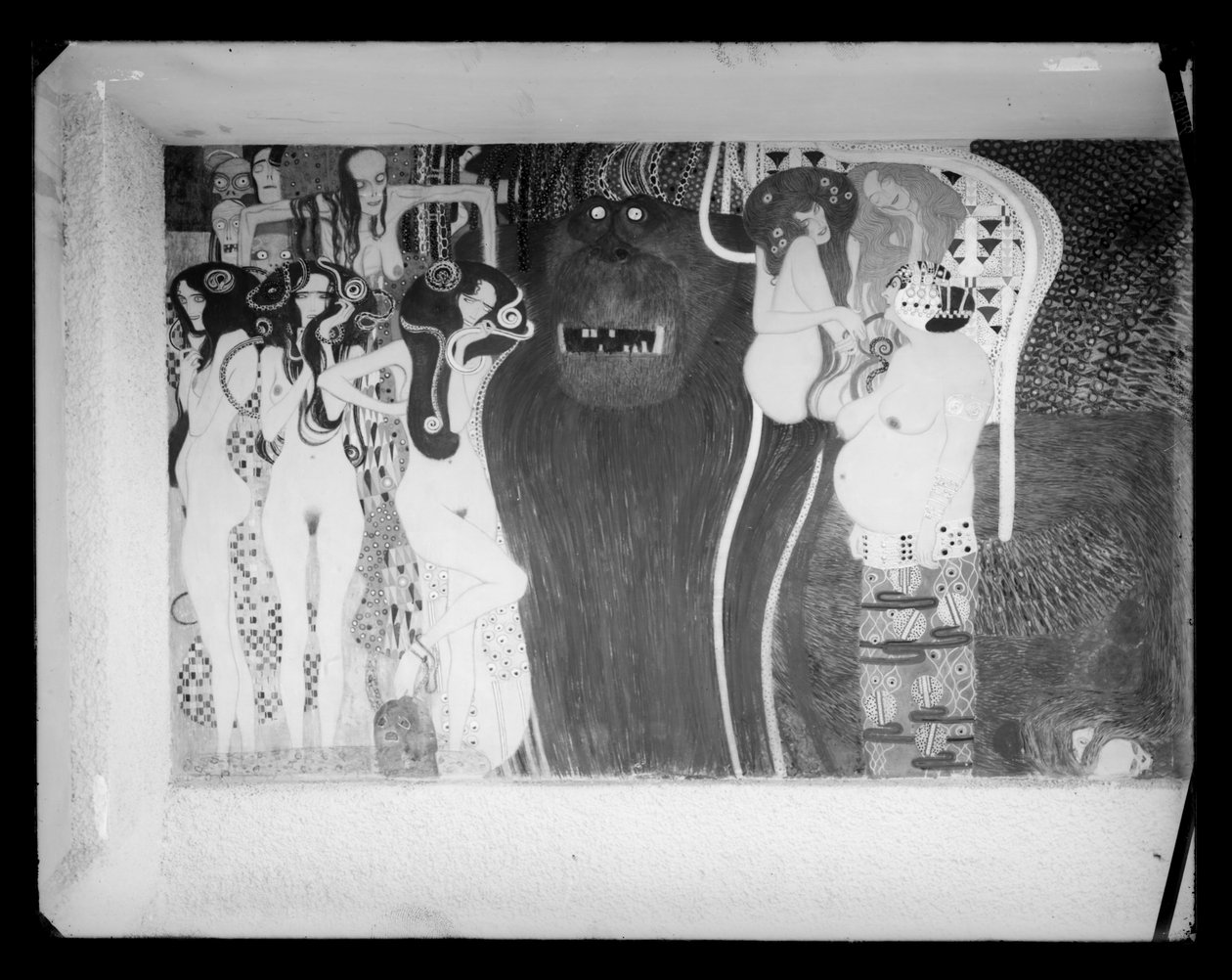 第 14 届维也纳分离派展览 作者 古斯塔夫·克里姆特