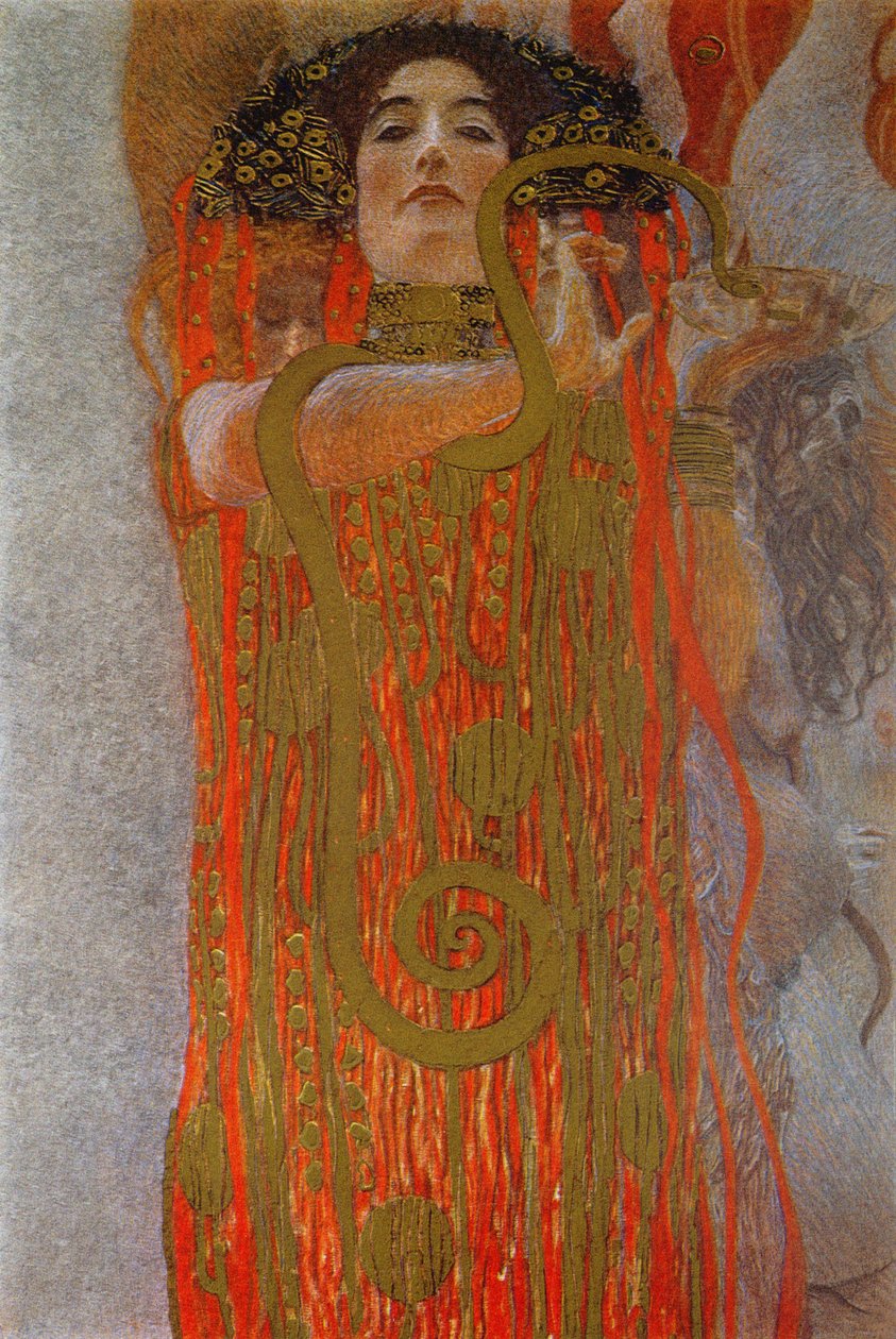 Hygieia，1900-7（医学详情） 作者 古斯塔夫·克里姆特
