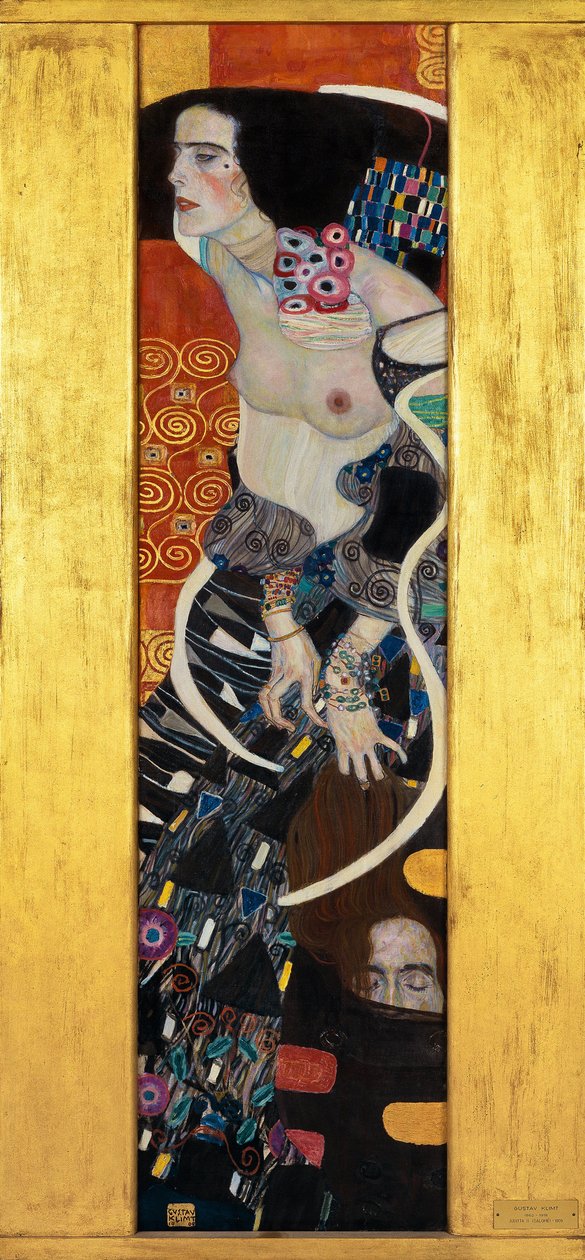 朱迪思二世（莎乐美），1909年（布面油画） 作者 古斯塔夫·克里姆特