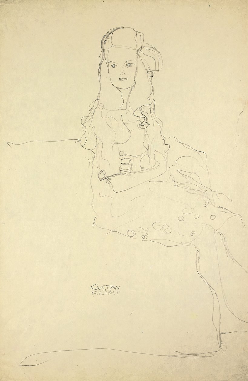 玛达·普里马维西（Mada Primavesi），约1912年 作者 古斯塔夫·克里姆特