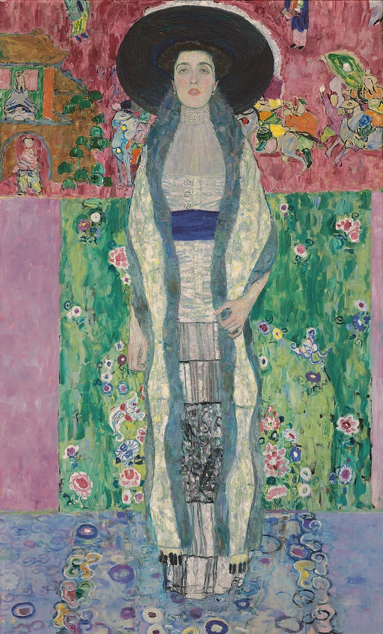 阿黛尔·布洛赫·鲍尔二世肖像，1912年 作者 古斯塔夫·克里姆特