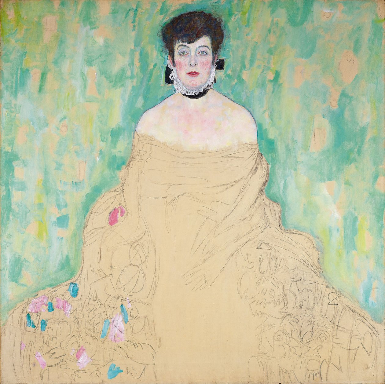 Amalie Zuckerkandl的肖像，1916-1918。 作者 古斯塔夫·克里姆特