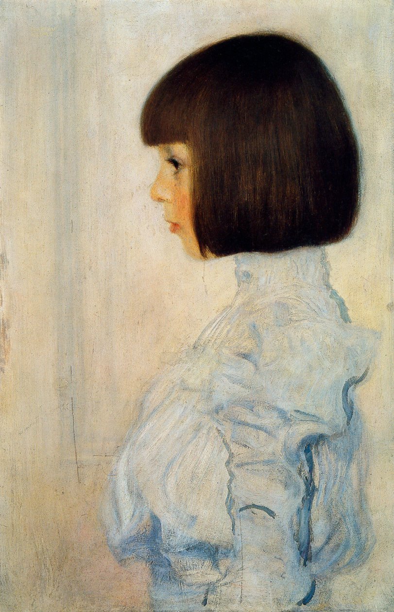 海伦·克里姆特的肖像，1898年 作者 古斯塔夫·克里姆特