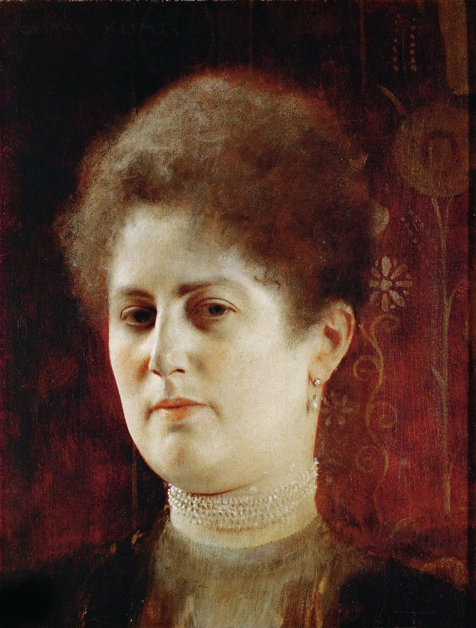 妇女的画象，1894年。 作者 古斯塔夫·克里姆特