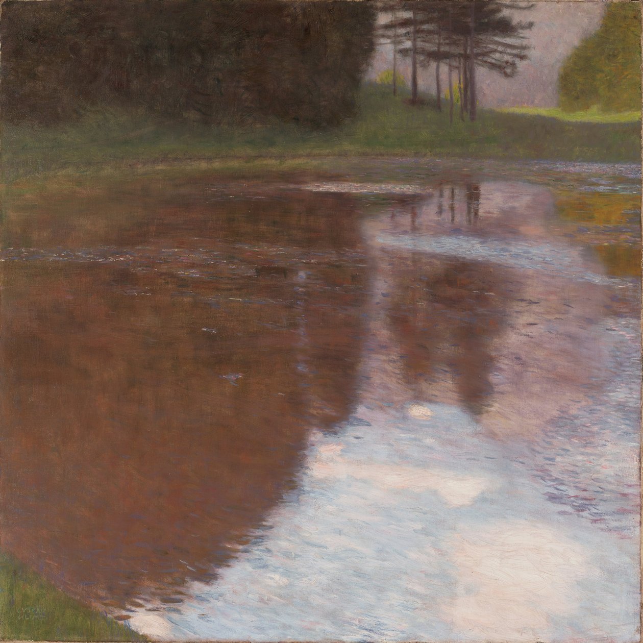 静水池，1899年 作者 古斯塔夫·克里姆特