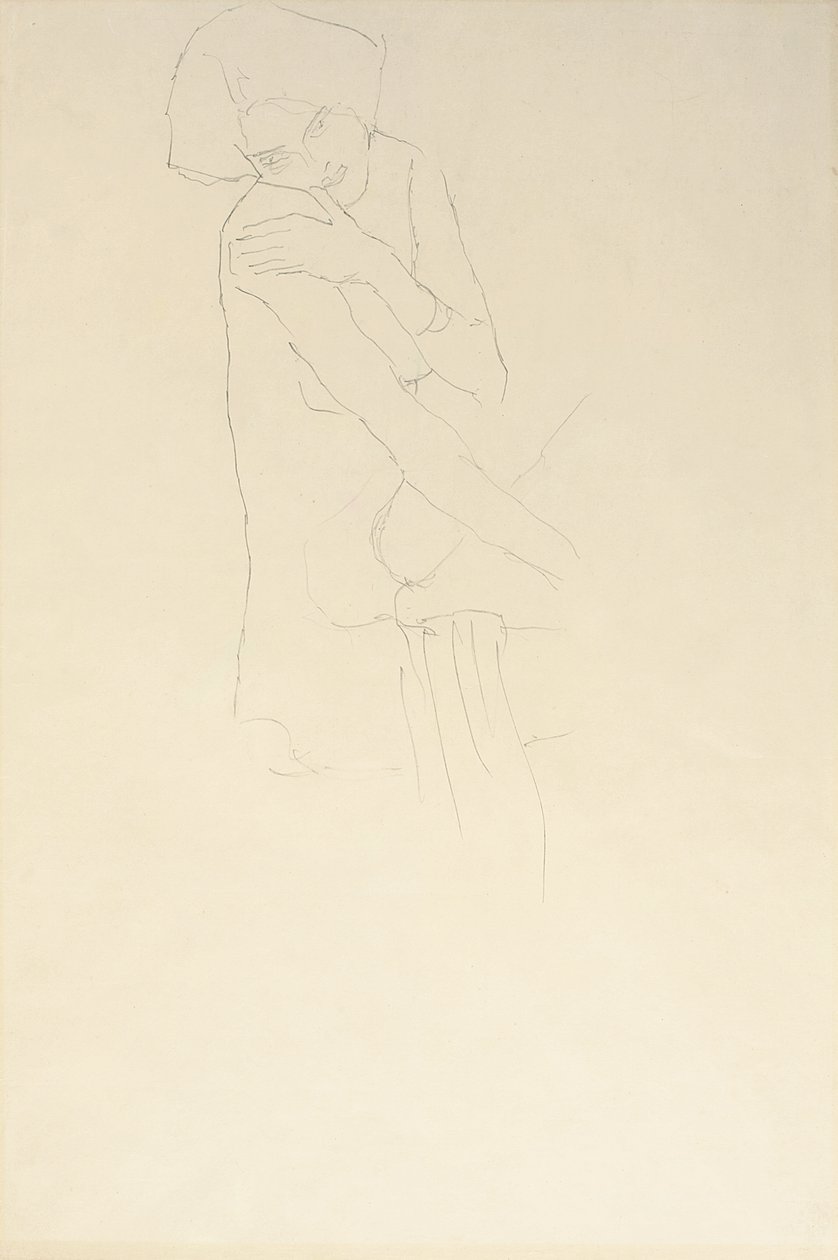 阿黛尔·布洛赫·鲍尔二世研究，1911年 作者 古斯塔夫·克里姆特
