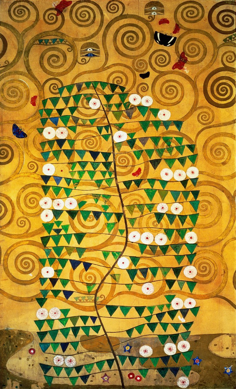 斯托克利·弗里兹，细节：生命之树，1905-1909年 作者 古斯塔夫·克里姆特