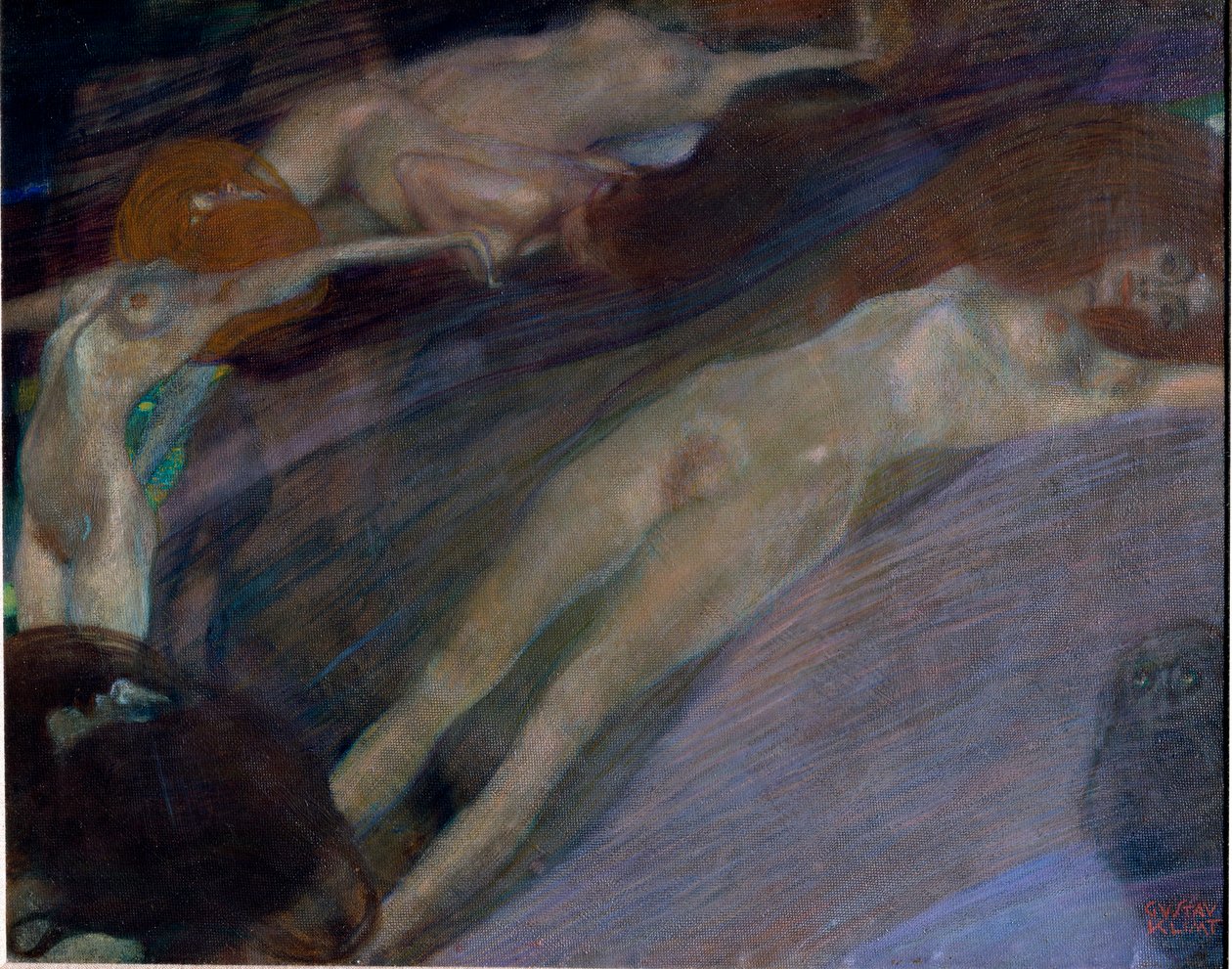 古斯塔夫·克里姆特（Gustav Klimt，1862-1918 年）的绘画作品。 1898 年尺寸 52x65 厘米 Osterreichische Galerie Belvedere，维也纳。 作者 古斯塔夫·克里姆特