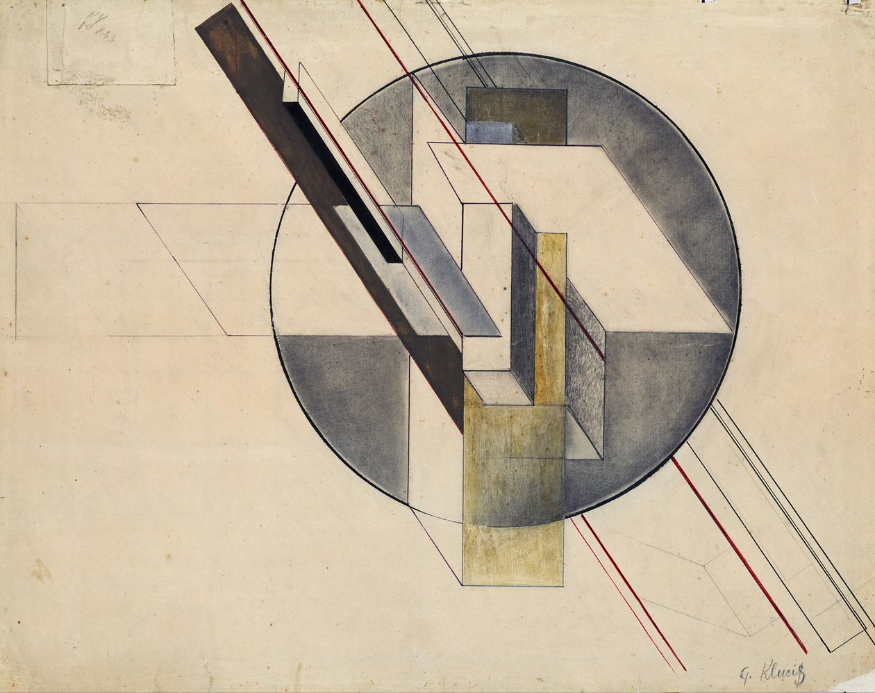 建筑，1921年 作者 古斯塔夫·克鲁齐斯