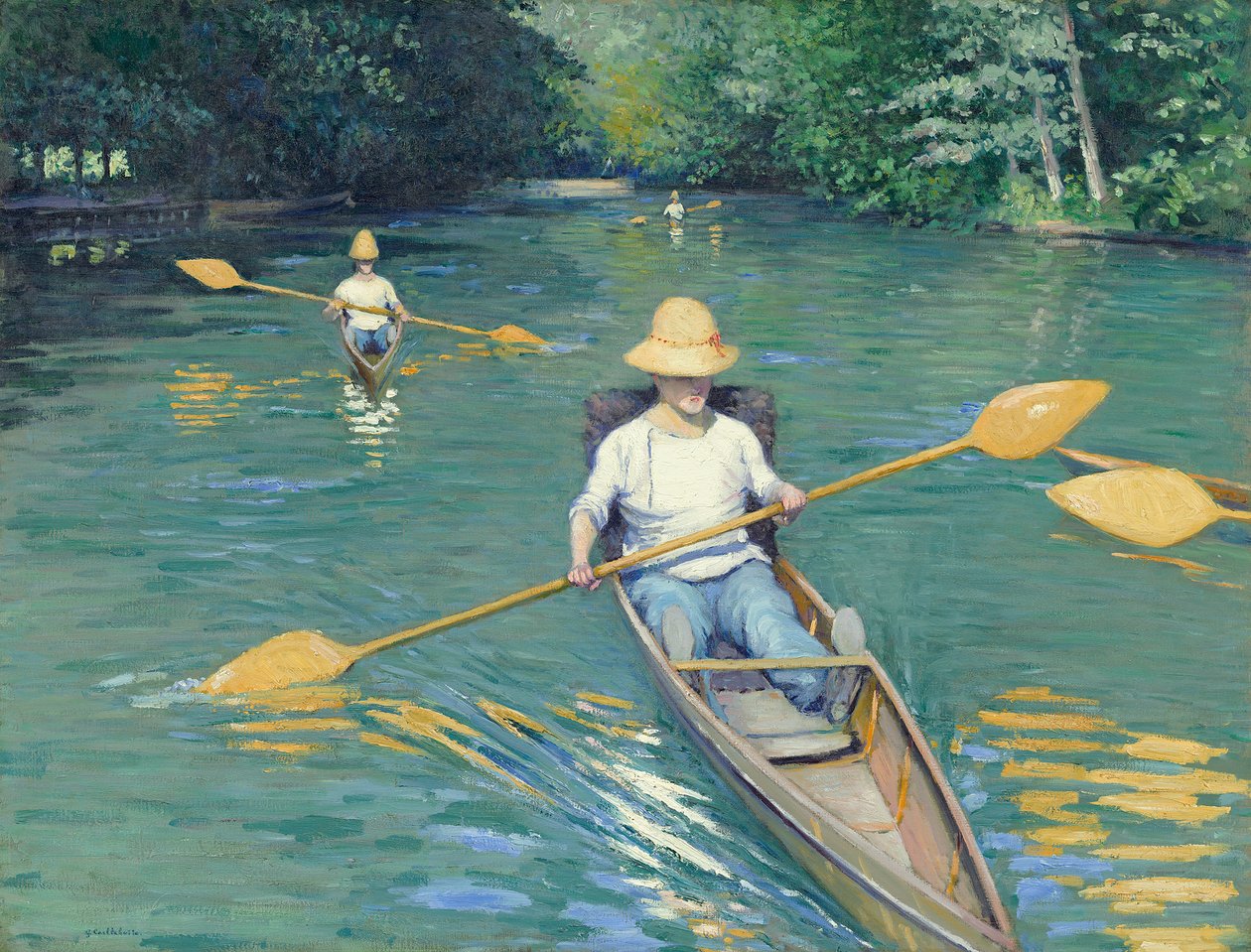 斯基夫斯，1877年 作者 古斯塔夫·卡耶博特