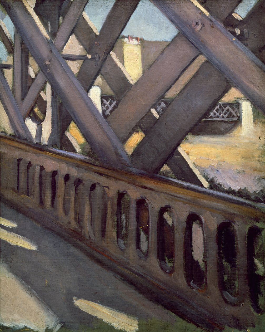 1876年Le Pont de l&39;Europe的研究 作者 古斯塔夫·卡耶博特