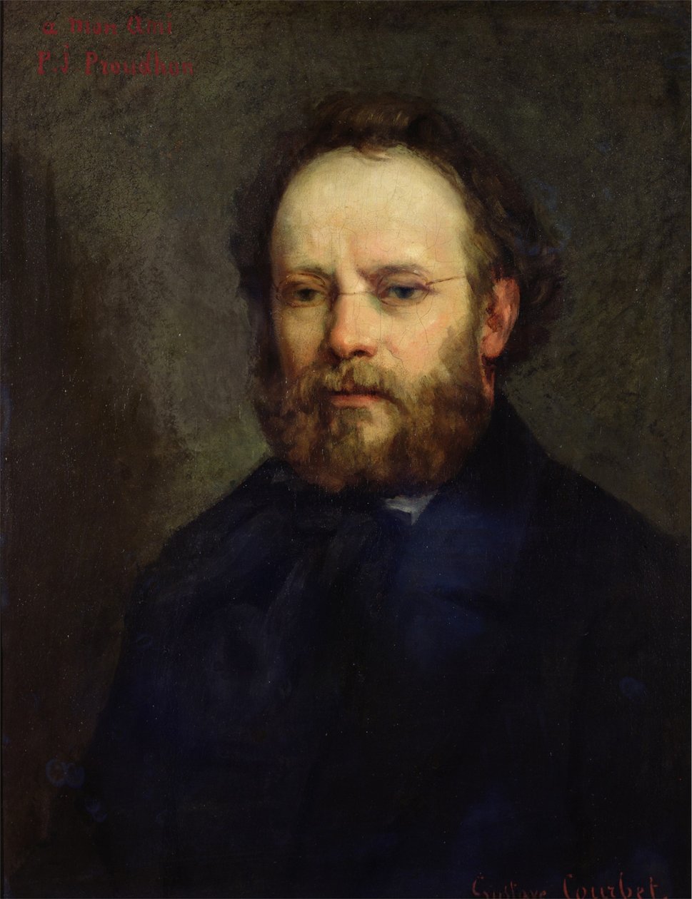 Pierre-Joseph Proudhon 作者 古斯塔夫·库尔贝