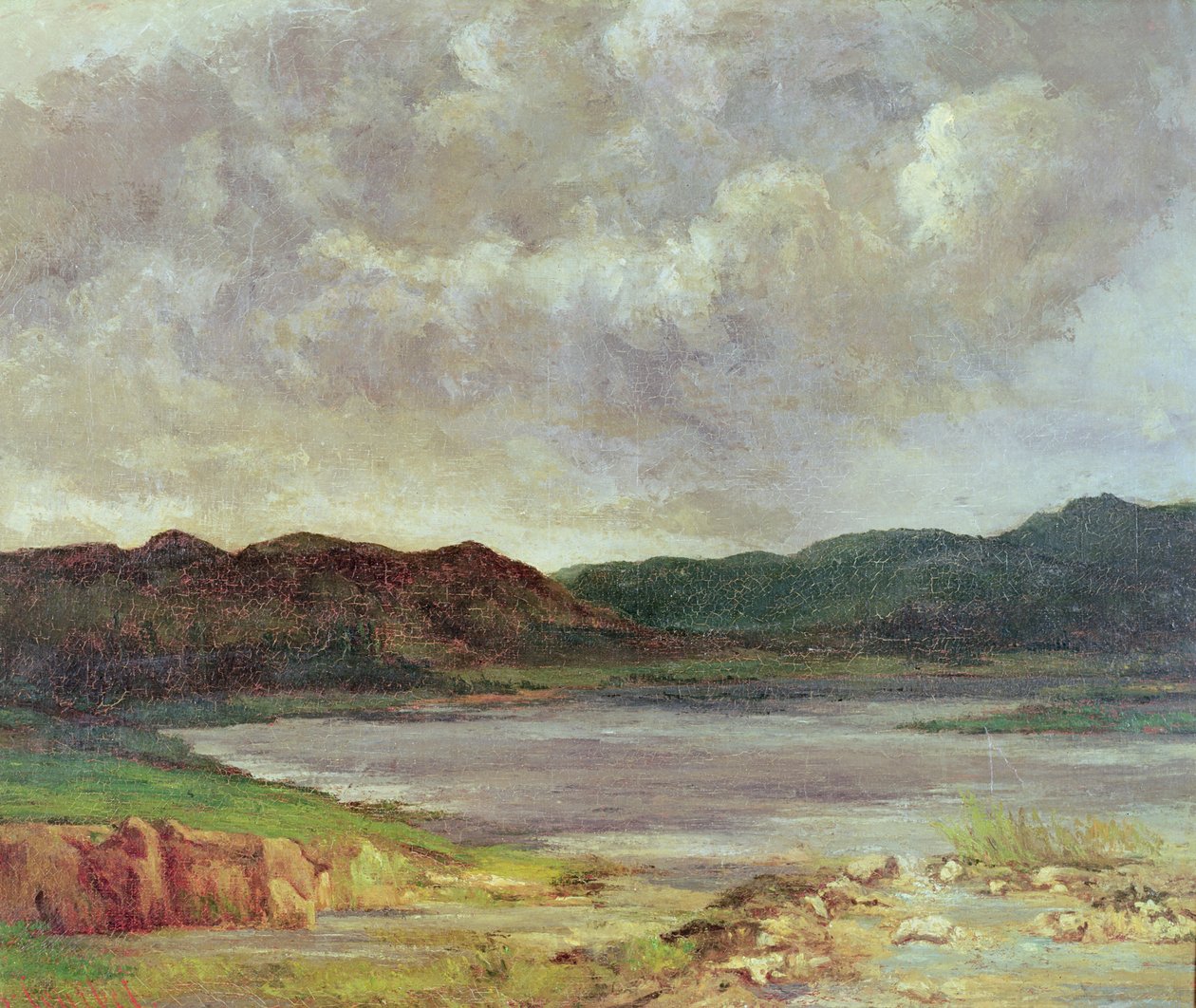 黑湖，1872年 作者 古斯塔夫·库尔贝