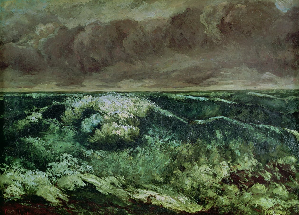 The Wave，1870年之后 作者 古斯塔夫·库尔贝
