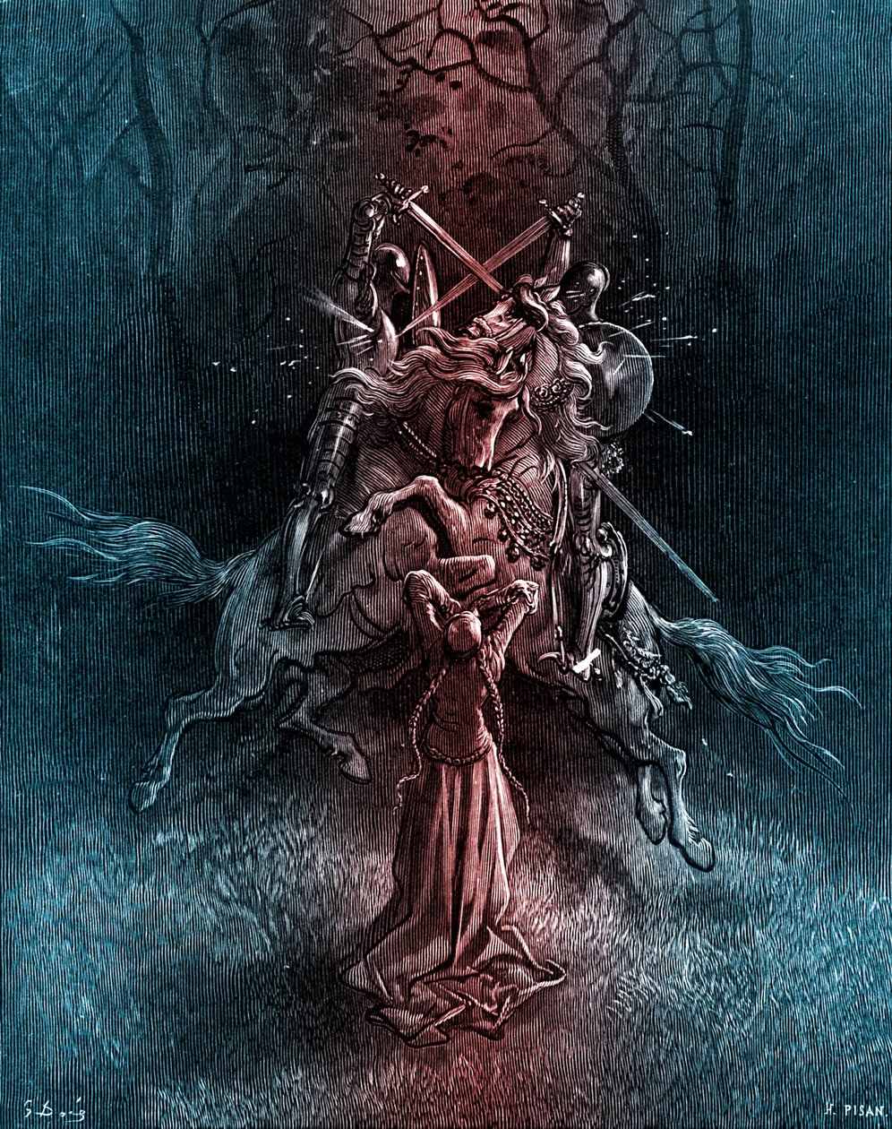 Ludovico Ariosto的Orlando Furious 作者 古斯塔夫·多尔（Gustave Dore）