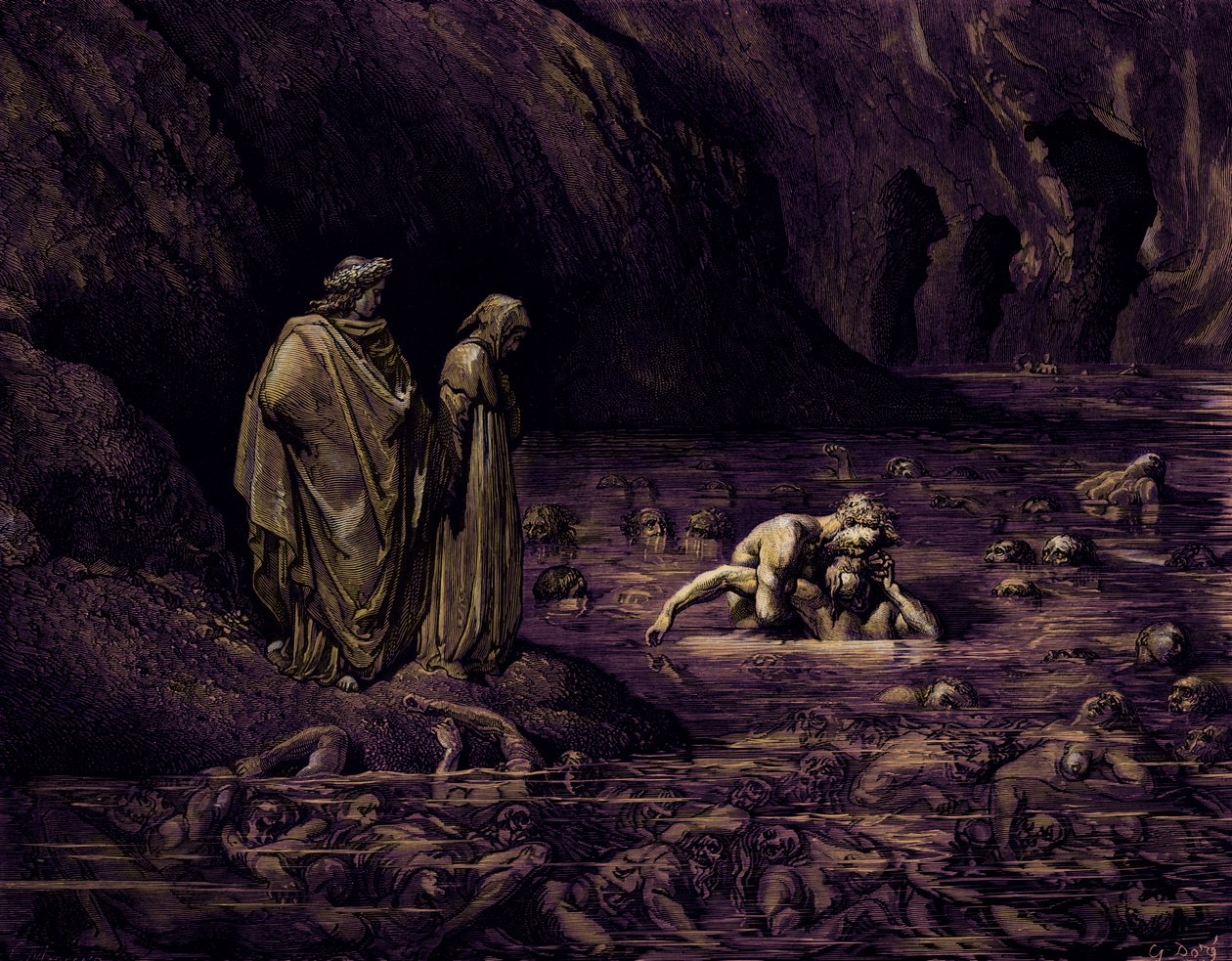 Dante Alighieri The Divine 作者 古斯塔夫·多尔（Gustave Dore）