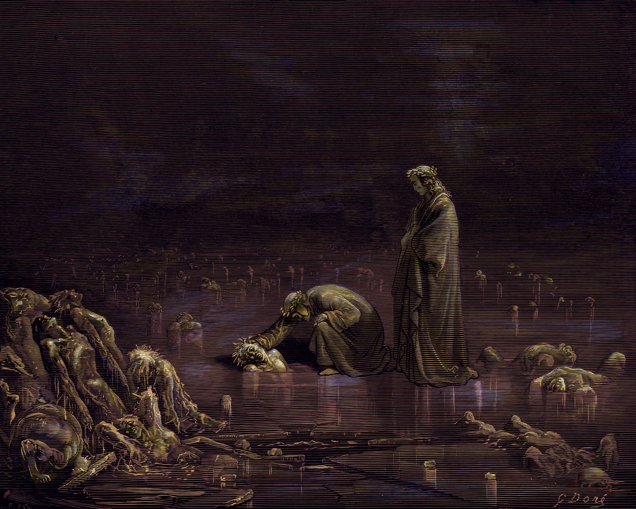 Dante Alighieri The Divine 作者 古斯塔夫·多尔（Gustave Dore）