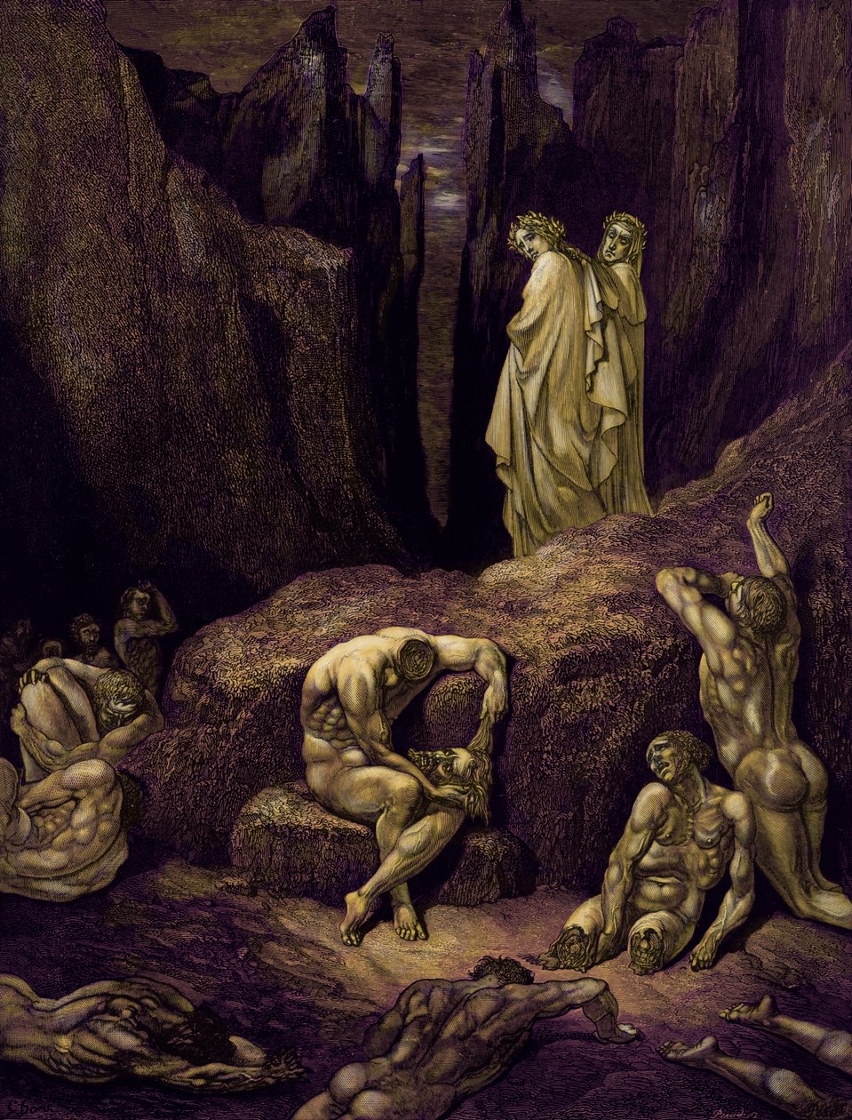 Dante Alighieri The Divine 作者 古斯塔夫·多尔（Gustave Dore）