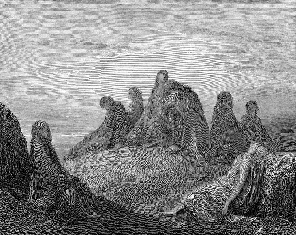耶弗他的女儿和她的同伴 作者 古斯塔夫·多尔（Gustave Dore）