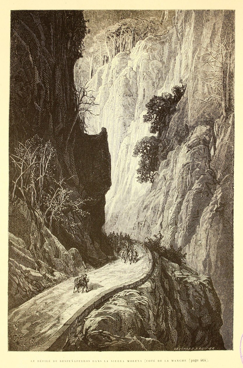在塞拉利昂莫雷纳的Despeñaperros游行 作者 古斯塔夫·多尔（Gustave Dore）