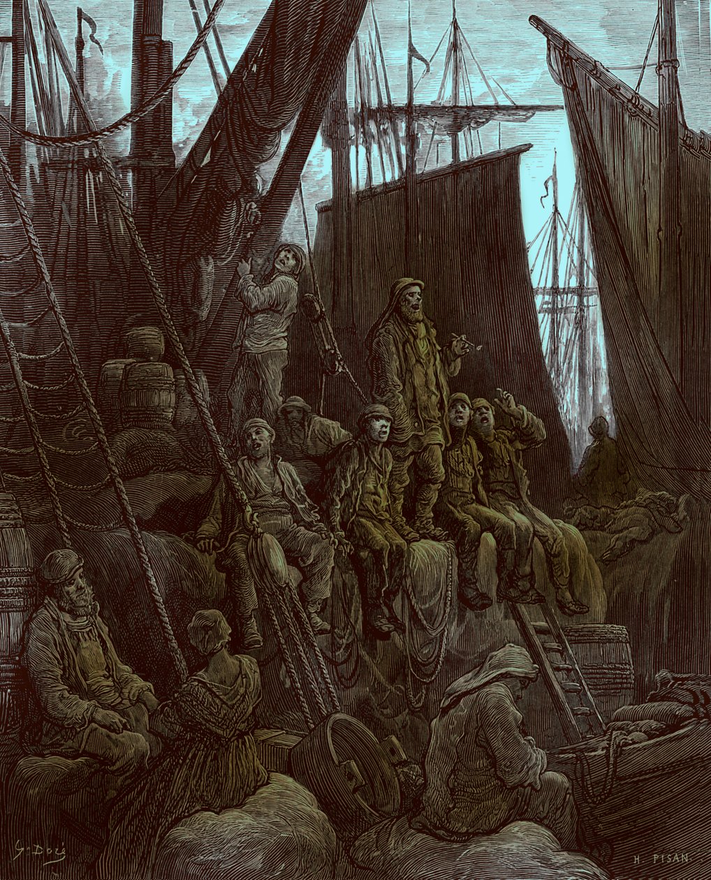 古斯塔夫·多雷关闭比林斯盖特 作者 古斯塔夫·多尔（Gustave Dore）