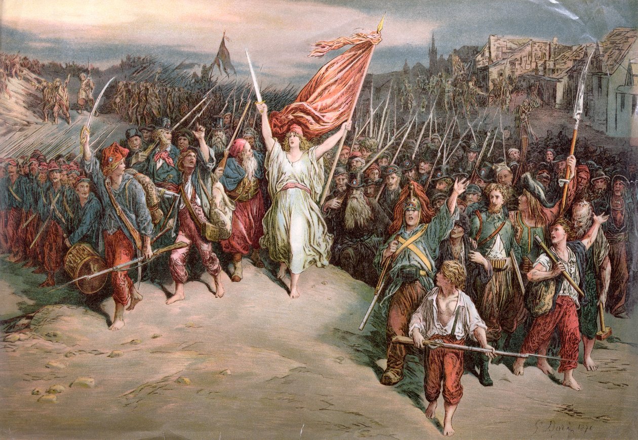 Marseillaise，1870年 作者 古斯塔夫·多尔（Gustave Dore）