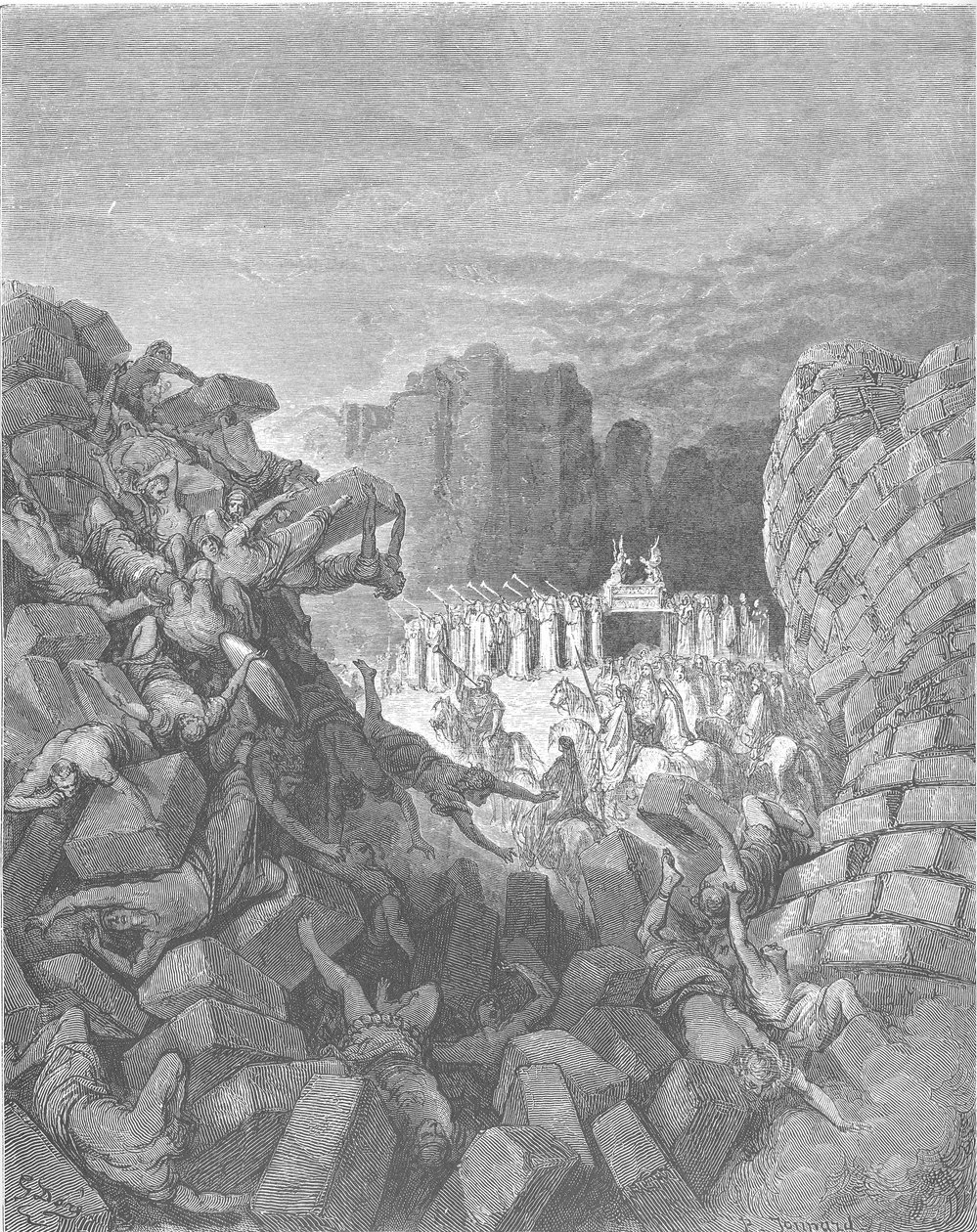 耶利哥城墙倒塌了 作者 古斯塔夫·多尔（Gustave Dore）