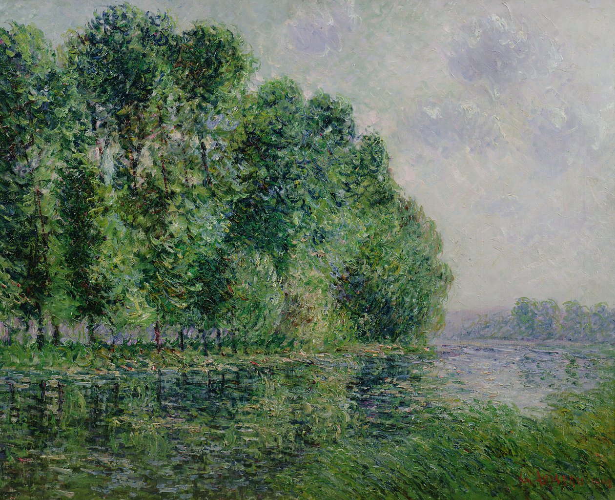 在海边风景 作者 古斯塔夫·洛索（Gustave Loiseau）