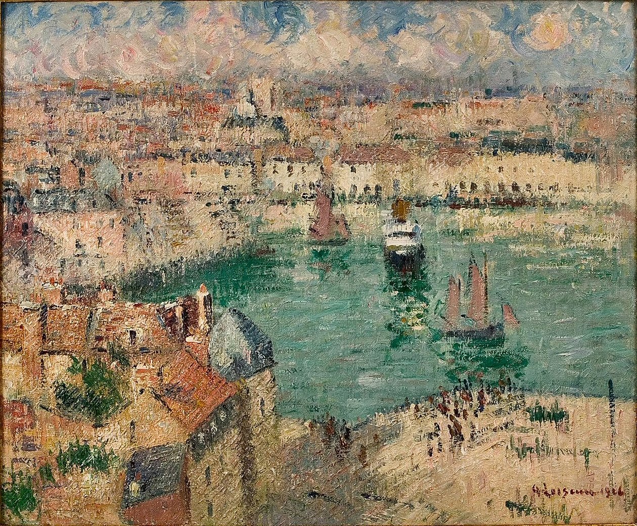 迪彭港 作者 古斯塔夫·洛索（Gustave Loiseau）